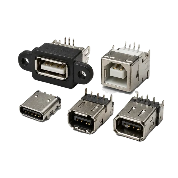 105017-0001, Разъем micro-USB на плату с поддержкой OTG
