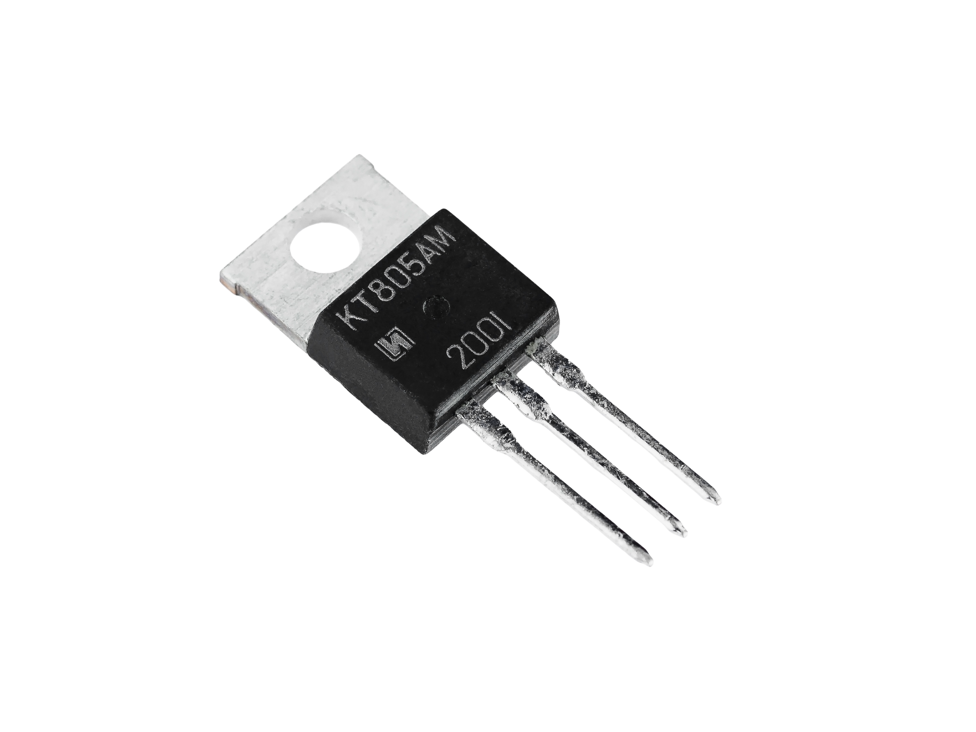 КТ805АМ, Биполярный транзистор, NPN, 160В, 5А, 30Вт, h21e= 15 [КТ-28 / TO-220]