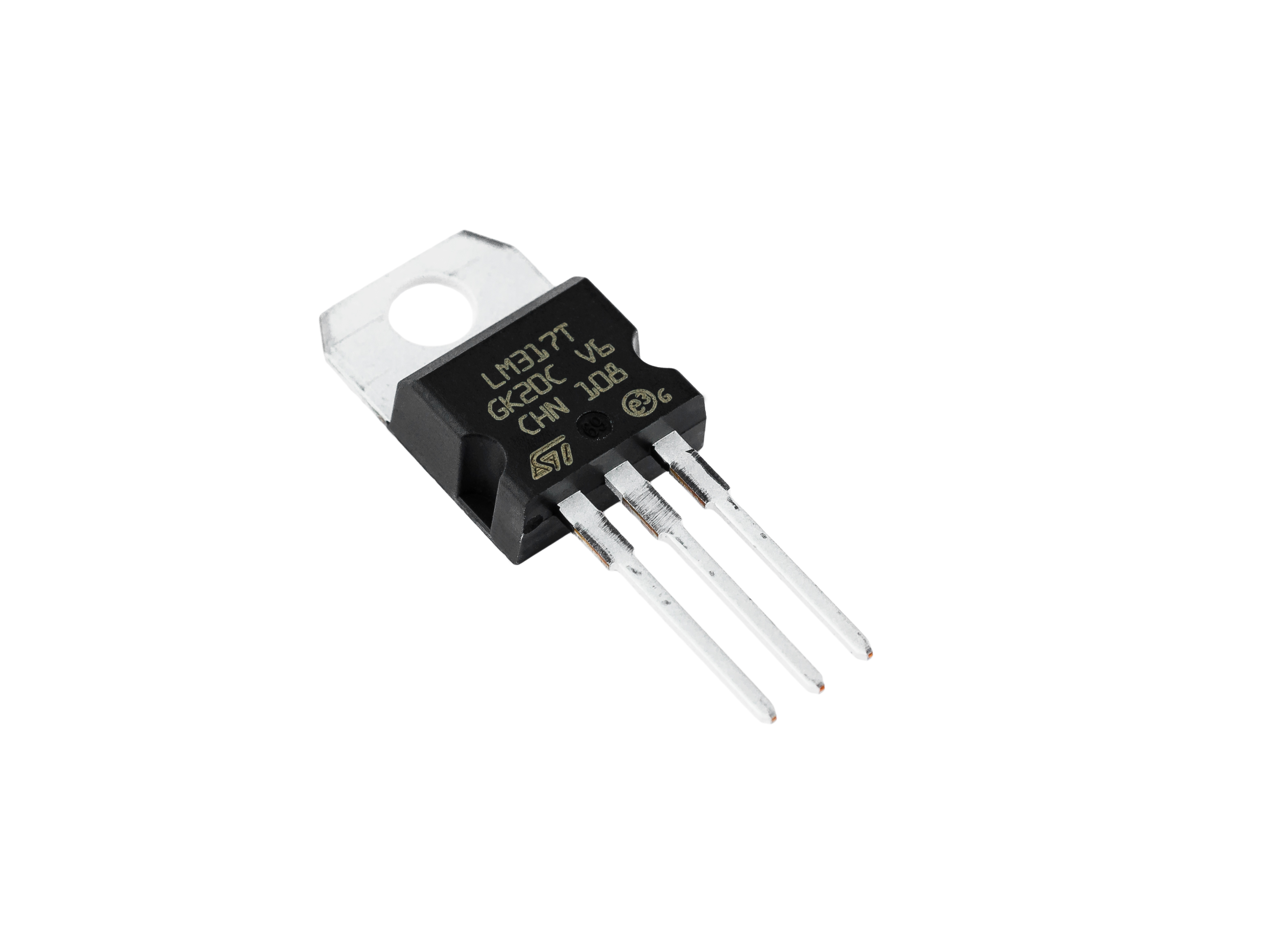 LM317T, регулятор напряжения 1.2В-37В 0.3A 3-TO-220AB