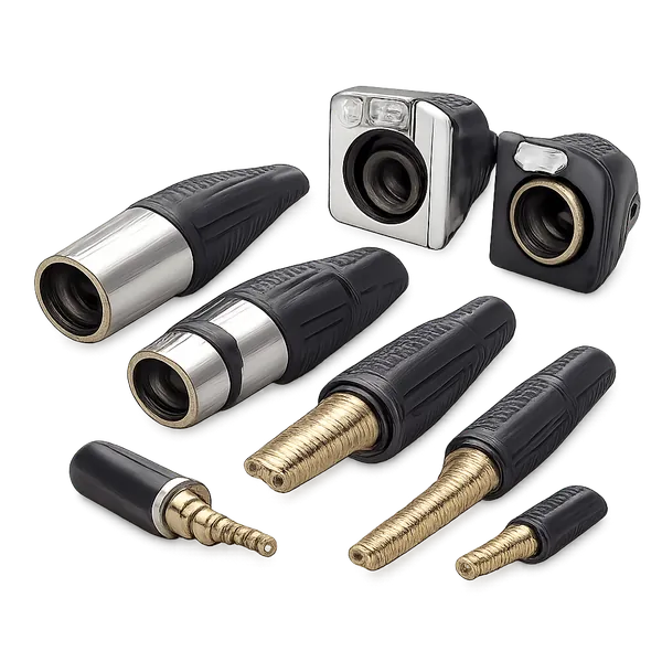 11W07, PHONO AUDIO CONNECTOR, JACK, 1/4, PANEL