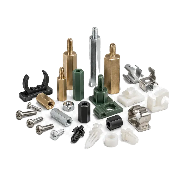 MSPM-3-01, MSPM-3-01 -ESSENTRA COMPONENTS - Стойка на печатную плату, с фиксацией, двусторонняя, нейлон 6.6, 3.