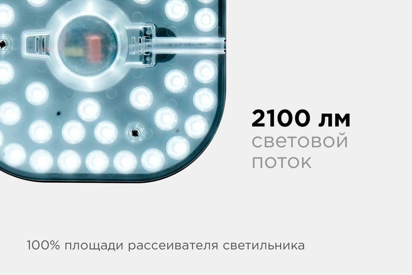 02-29, Модуль светодиодный со встроенным драйвером, 160-250В, 24Вт, 2100 Лм, 6500 K, 160*160мм