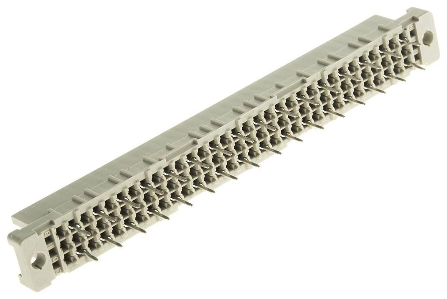 09032326845, Harting 32 Way 2.54mm Pitch, Type C Class C2, 2 Row, Straight DIN 41612 Connector, Socket