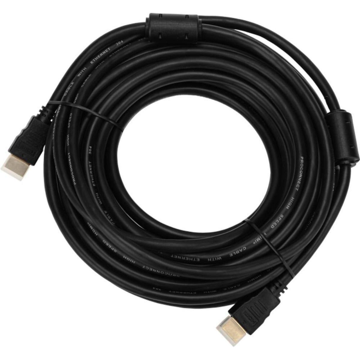 17-6209-6, Кабель HDMI - HDMI 1.4, 15м Gold