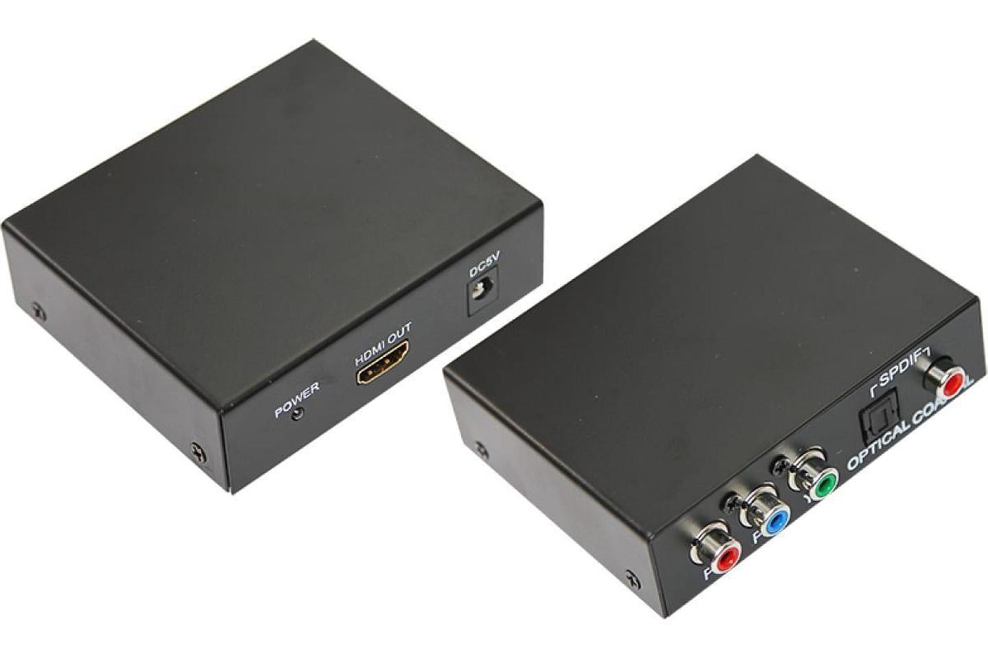 17-6904, Конвертер YPbPr + SPDIF / Toslink на HDMI, металл