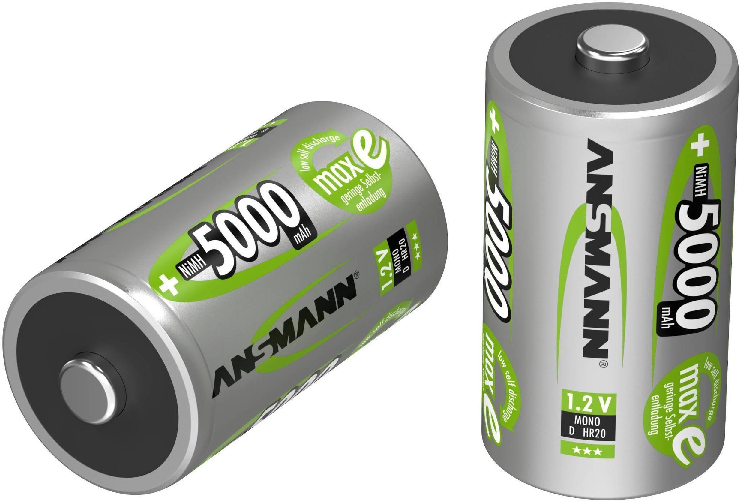 220DH(HR20/D), Аккумулятор никель-металлгидридный NiMH 2200mAh (2шт) 1.2В