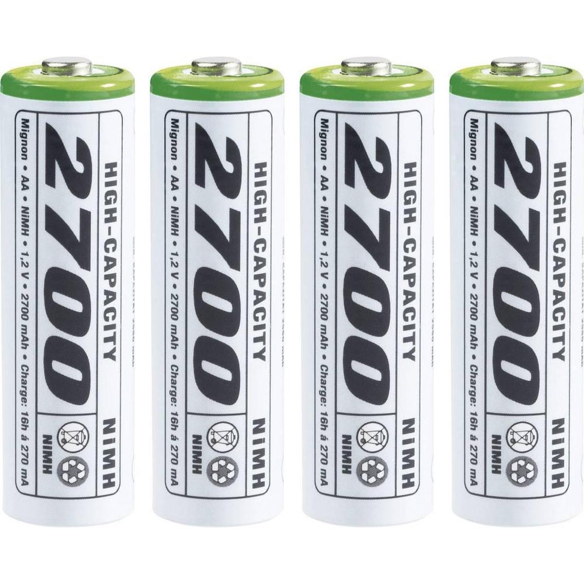 270AAHC(HR06/AA)12, Аккумулятор никель-металлгидридный NiMH 2700 mAh (12шт) 1.2В