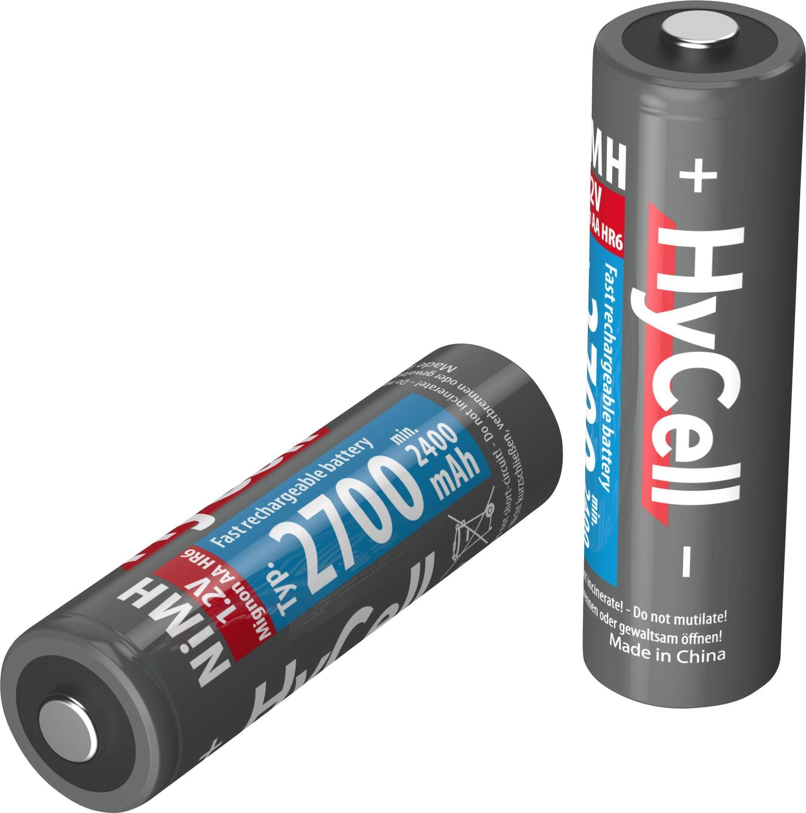 270AAHC (HR06/AA)2, Аккумулятор никель-металлгидридный NiMH 2700 mAh (2шт) 1.2В