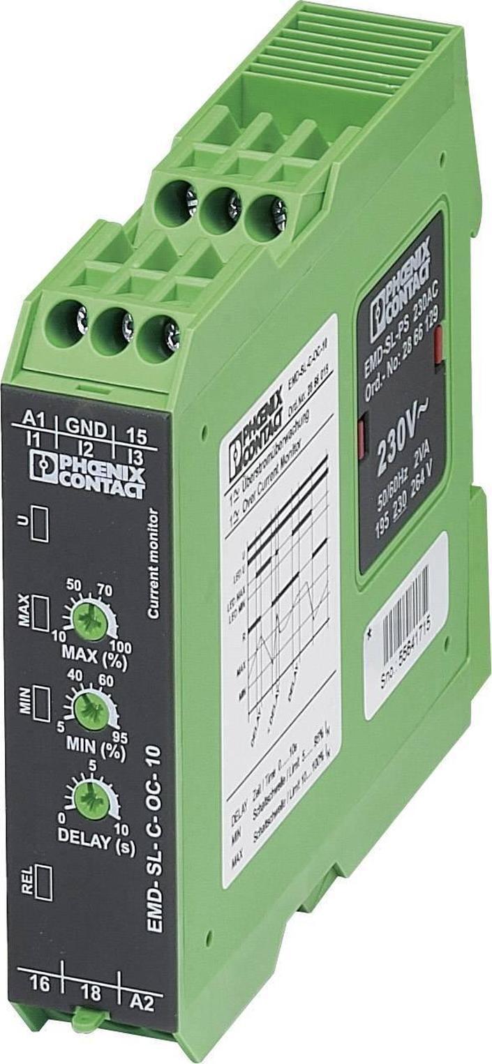 2866019, EMD-SL-C-OC-10 Current Monitoring Relay With SPDT Contacts, 24 V dc, 24 230 V ac, 1 Phase