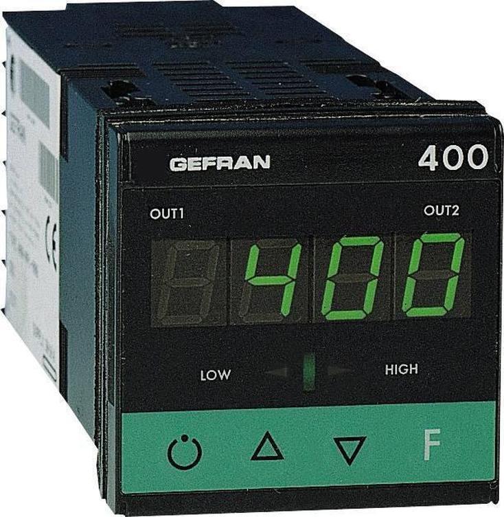 400-RR-1-000, 400 PID Temperature Controller, 48 x 48 (1/16 DIN)mm, 2 Output Relay, 100 V ac, 240 V ac Supply Volt