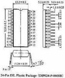 AD420ANZ-32, 16-битный ЦАП с последовательным входом [DIP-24]