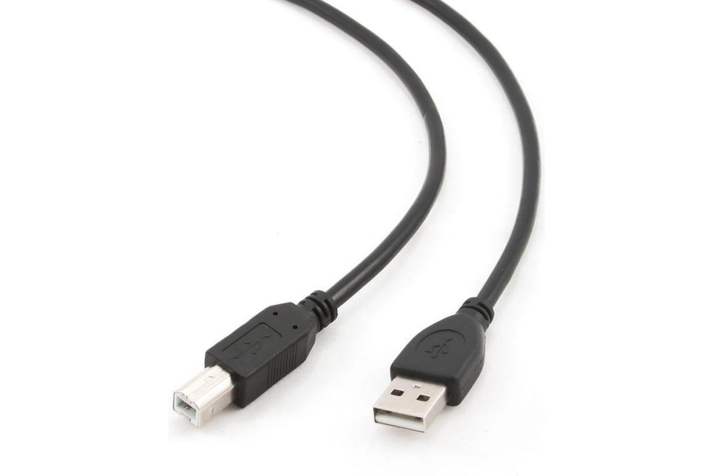 CAB-USB-A-0.5-BK, Кабель, USB 2.0, вилка USB A,провода, Дл.кабеля 0,5м, черный