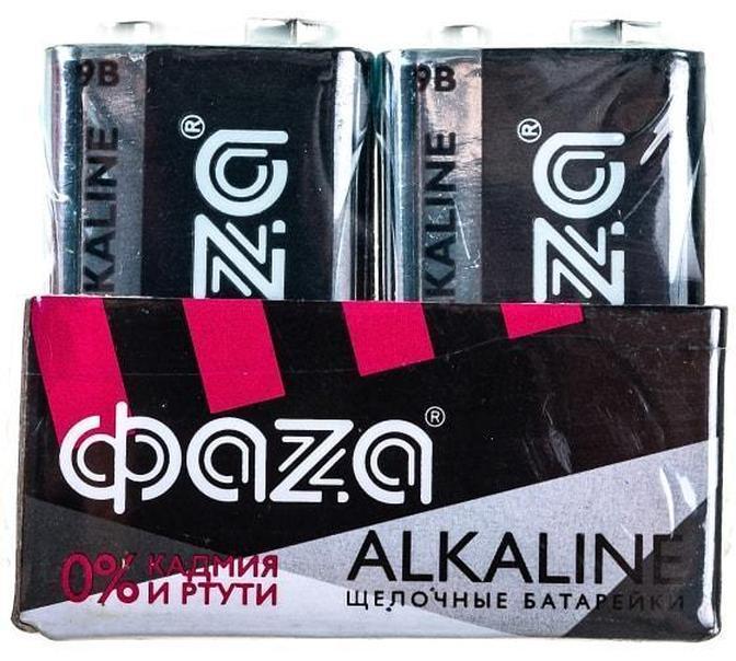 Элемент питания алкалиновый 6LR61 Alkaline Pack-4 (уп.4шт) ФАZА 5030602