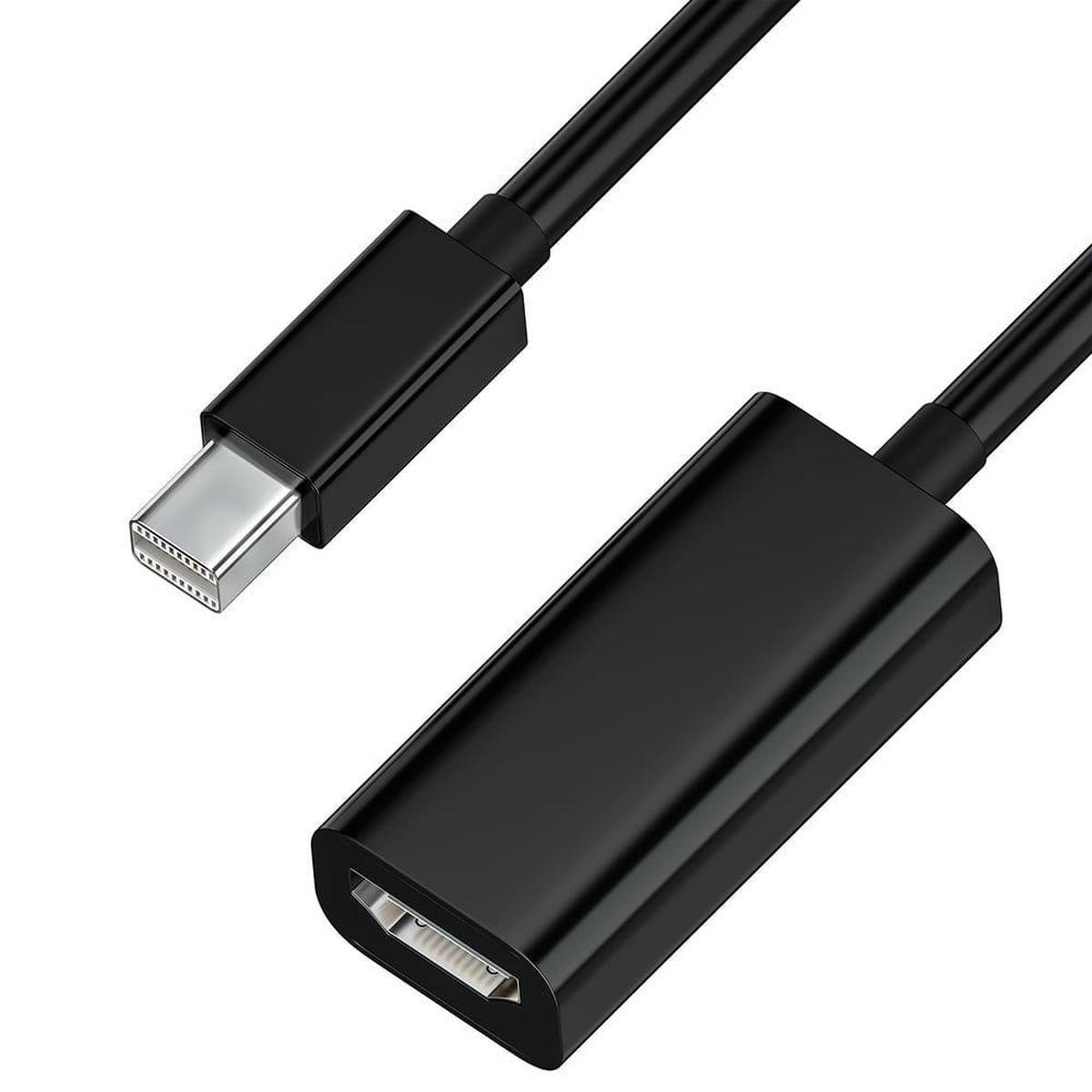 GCR-50930, GCR Адаптер-переходник Apple mini DisplayPort 20M HDMI 19F, черный