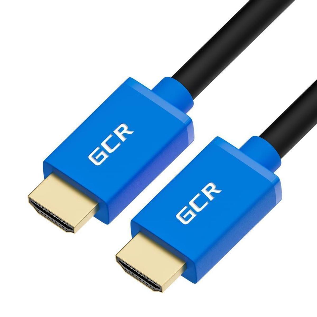 GCR-HM3012-1.5m, GCR Кабель 1.5m HDMI 2.0, красные коннекторы, HDR 4:2:2, Ultra HD, 4K 60 fps 60Hz/5K*30Hz, 3D, AUDIO