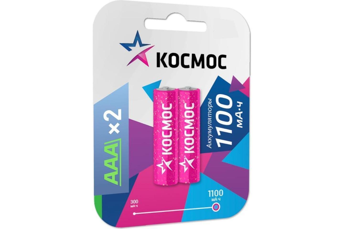 KOCR03NIMH(1100MAH), Аккум. Космос R03(AAA) Ni-Mh 1100MAh(1шт)