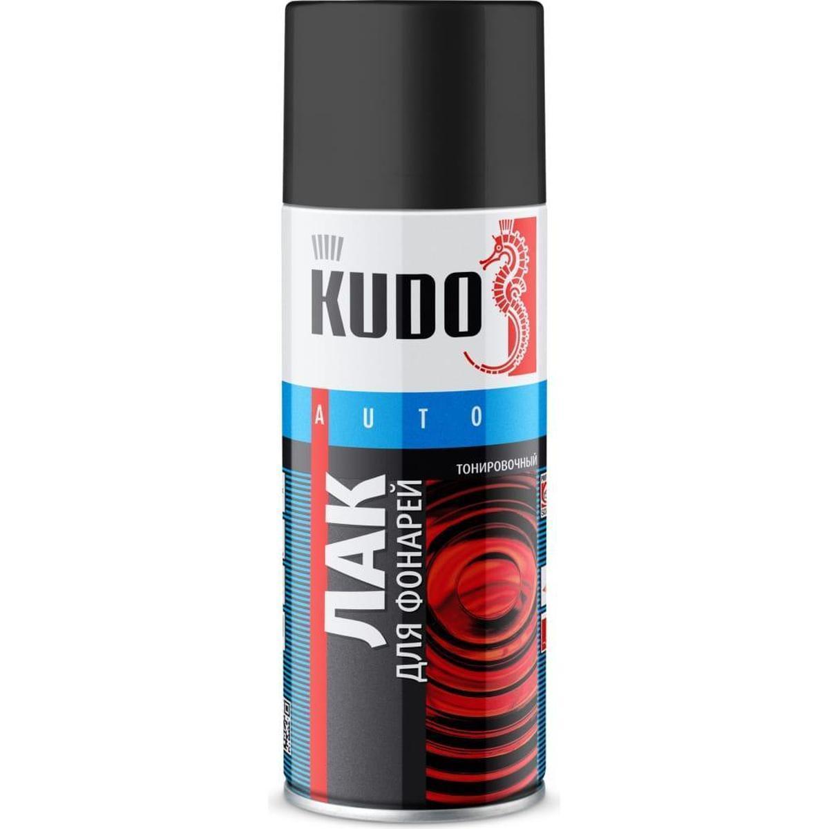 KU-9021 Лак для тонировки фонарей KUDO черный (520мл.)