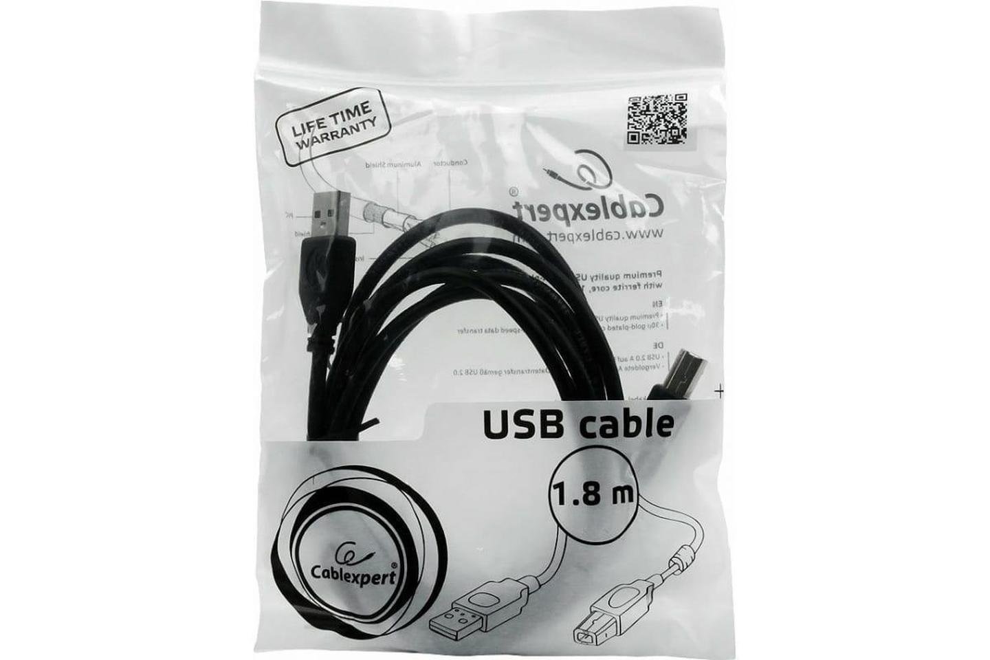 Кабель Ningbo USB2.0-AM-BM USB A(m) USB B(m) 1.8м