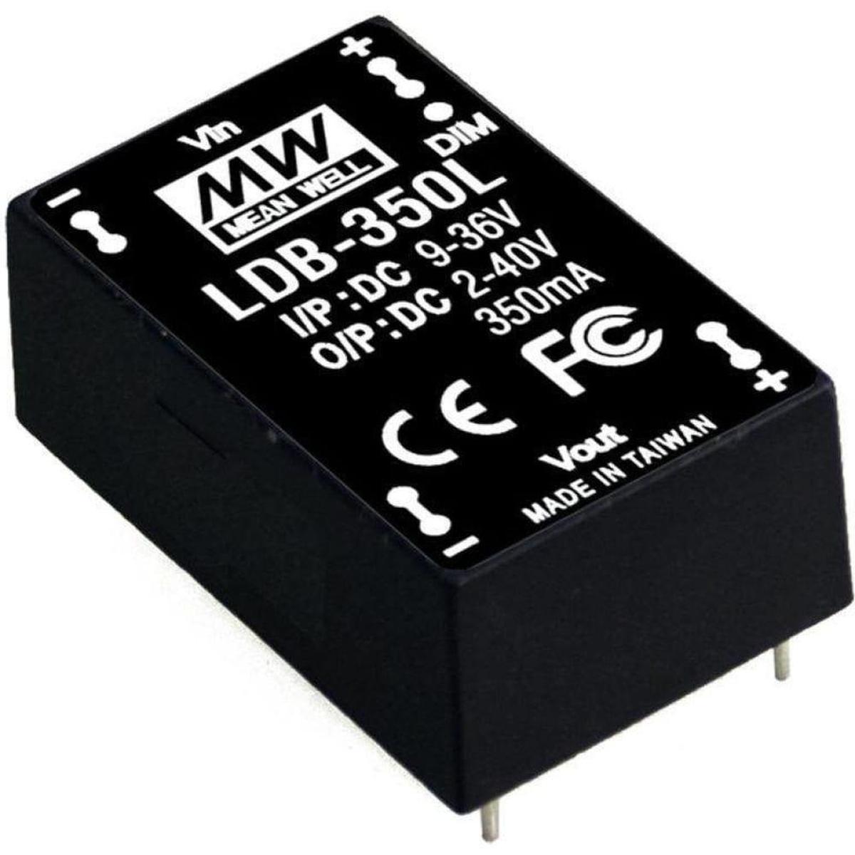 LDB-600LW, DC/DC LED Driver, вход 9…28В DC, выход 600мА/2…30В, преобразователь для светодиодного освещения