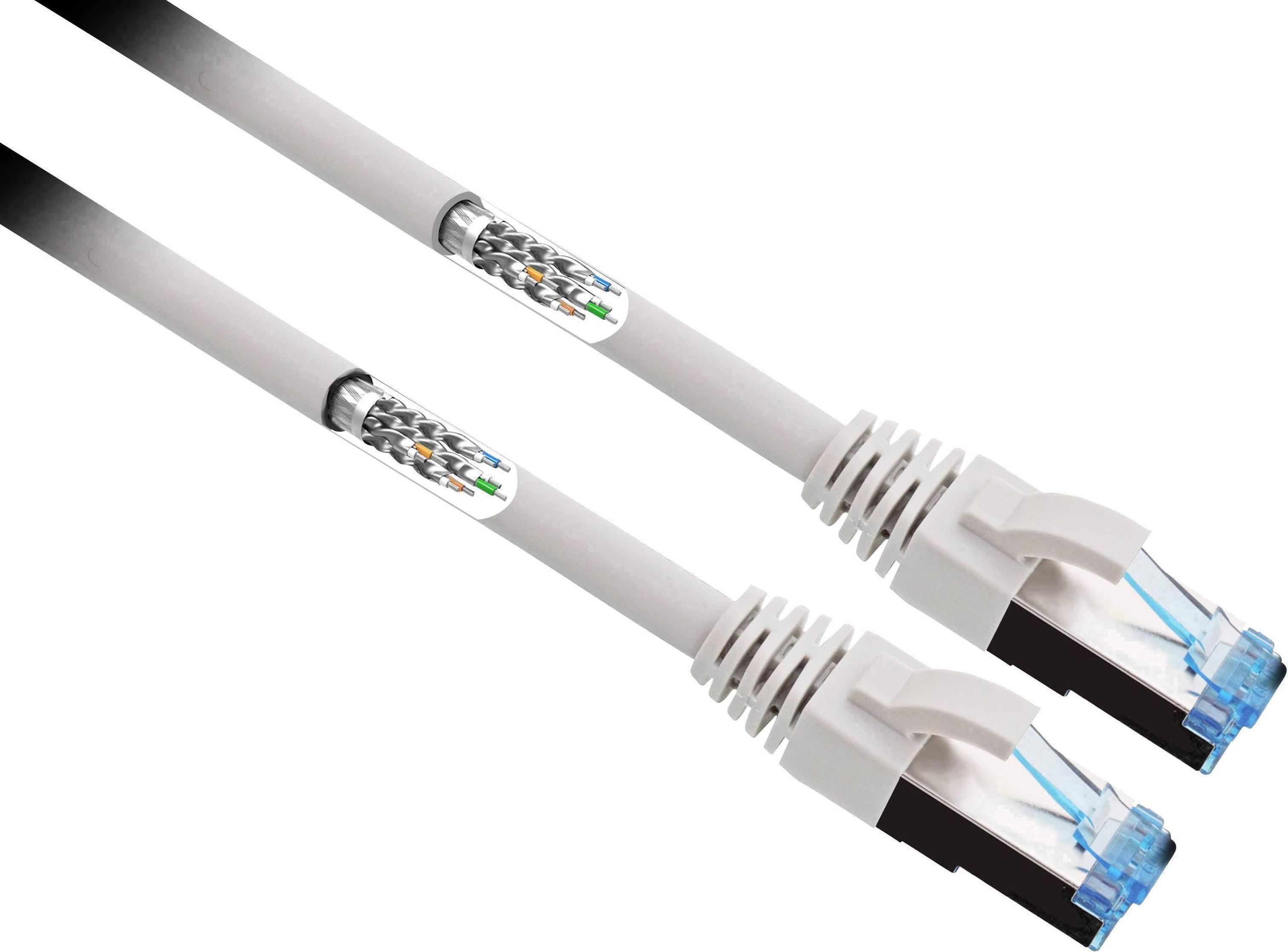 NPC RJ45 Patch Cord, category 6A, S/FTP, LSZH, 0.5 m, white, Коммутационный шнур Кат. 6a S/FTP, LSZH, Цвет: белый, 0.5м