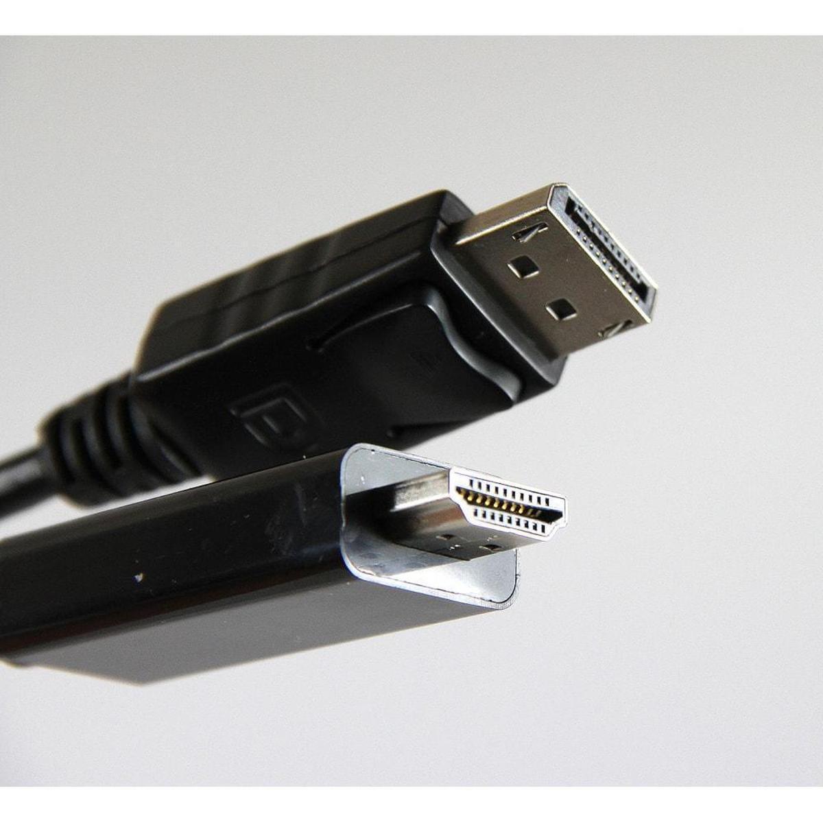 PL1112, Кабель DisplayPort M - HDMI M, 1.8 м