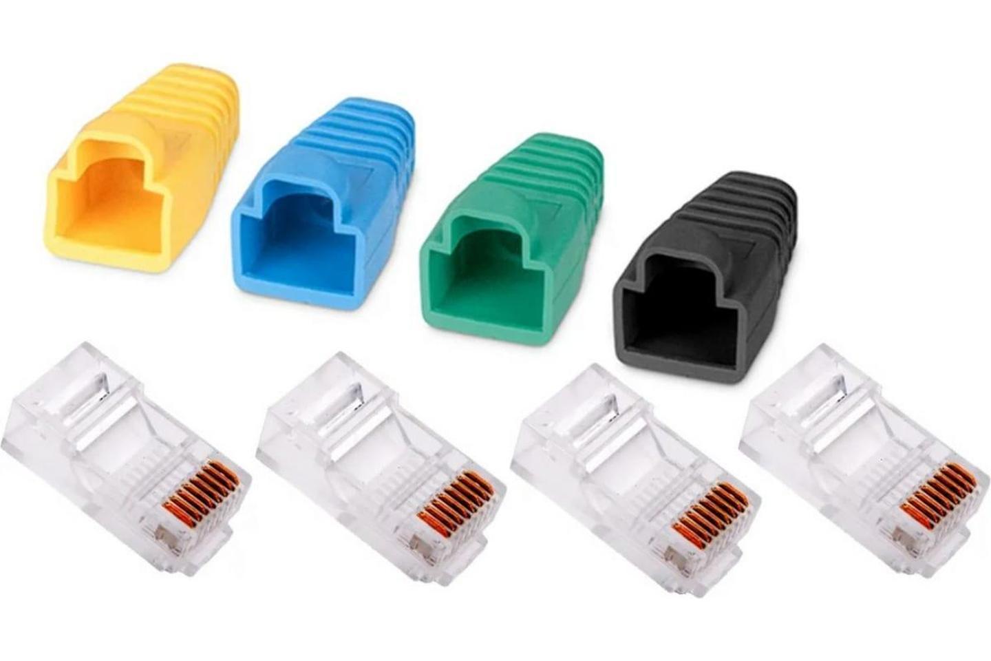 PL1267, Колпачок RJ-45, 4 штуки, красный (PL1267)