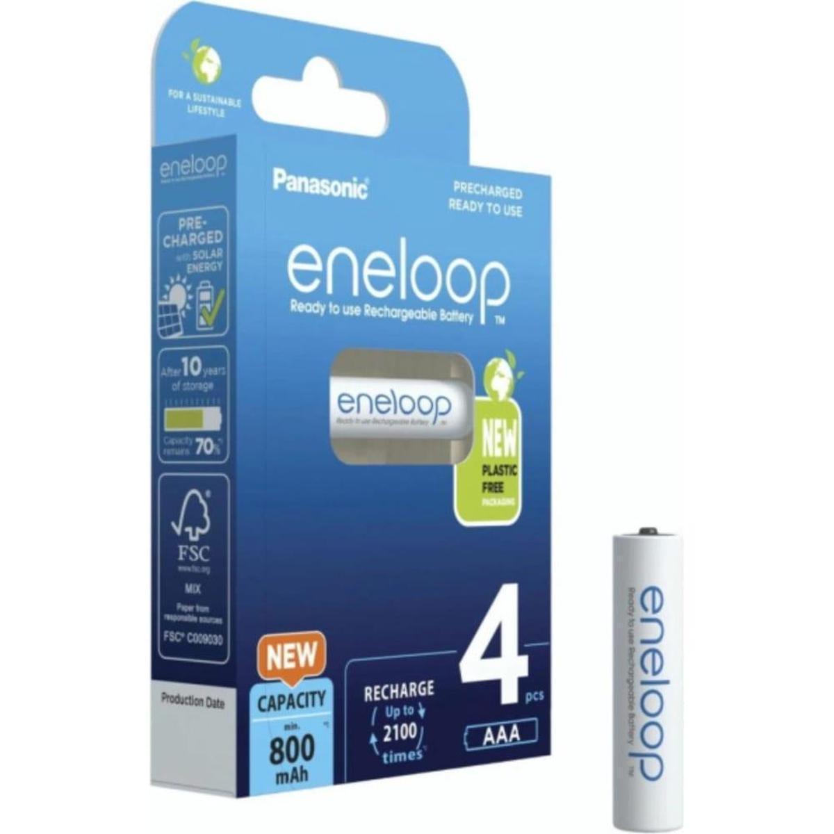 Panasonic eneloop BK-4MCCE/4BE 750мАч AAA BL4, Аккумулятор