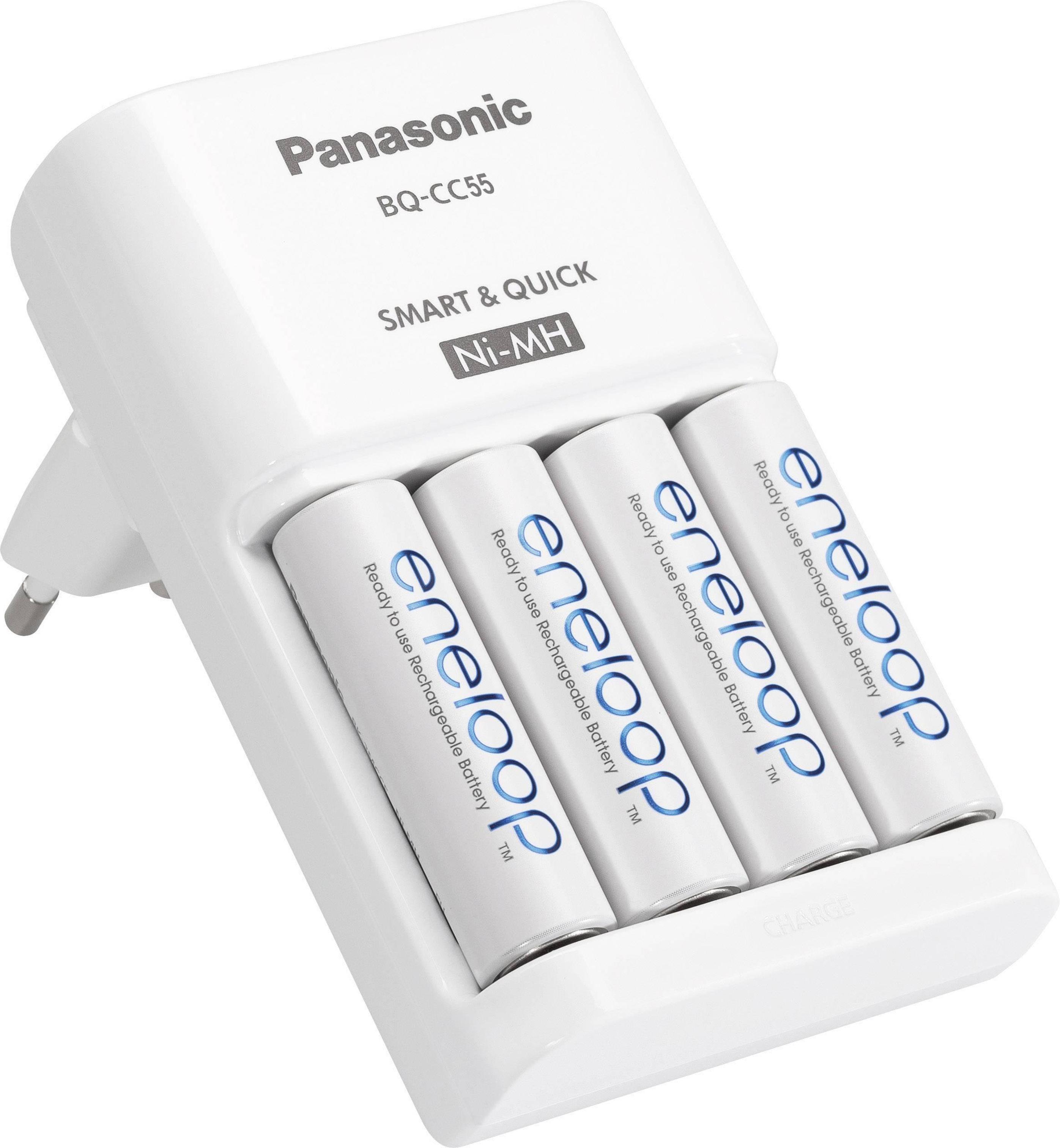 Panasonic eneloop BQ-CC55E WHITE Smart&Quick Charger BL1, Зарядное устройство