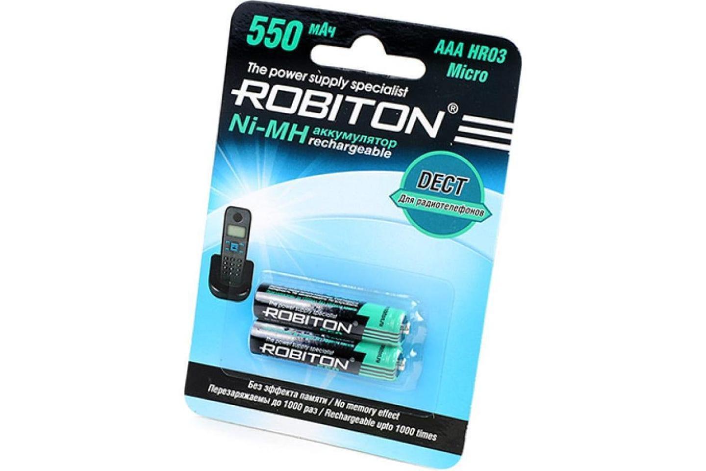 ROBITON DECT 550MHAAA-2 BL2, Аккумулятор