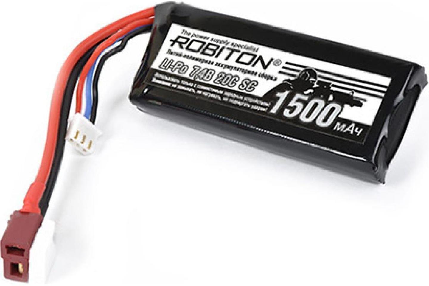 ROBITON LP-STB2-1500 Lipo 7.4В 1500мАч, Аккумуляторная сборка