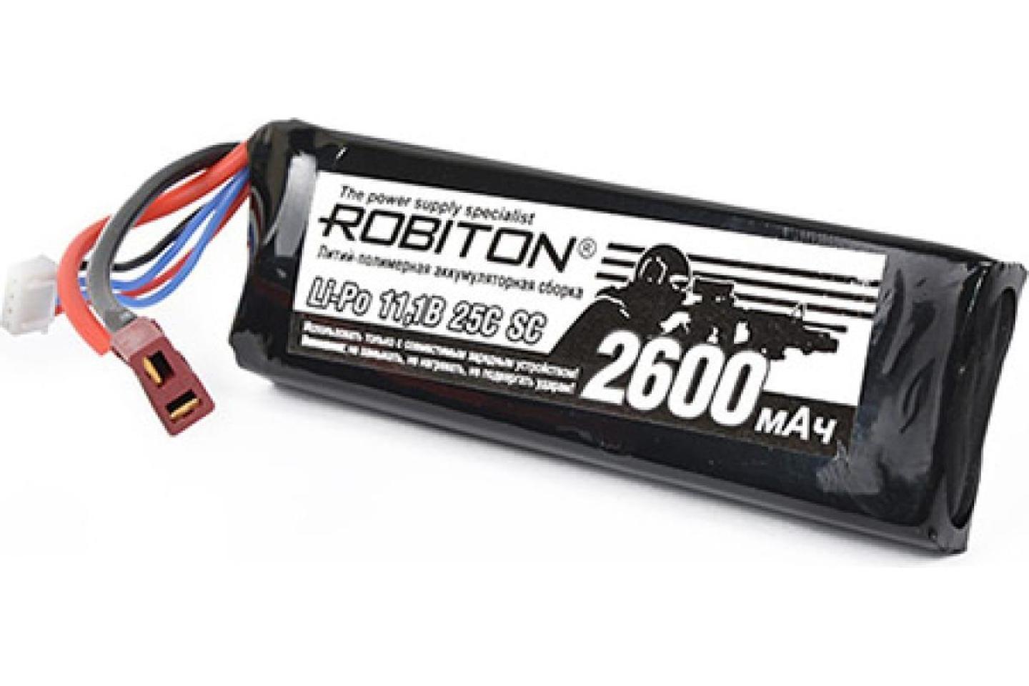 ROBITON LP-STB3-2600 Lipo 11.1В 2600мАч, Аккумуляторная сборка