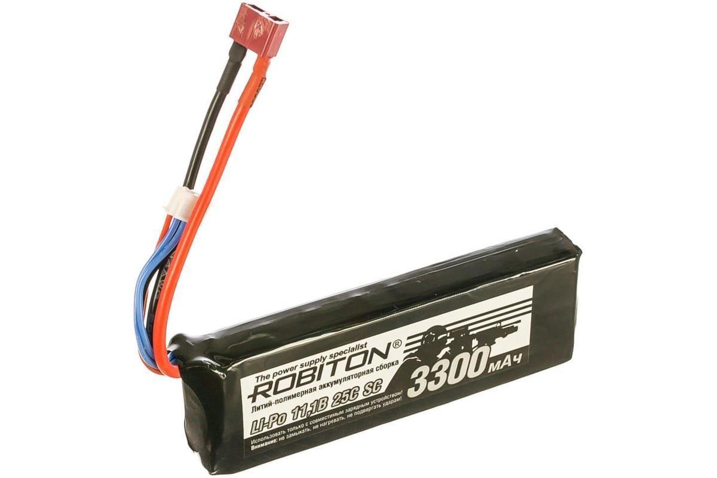 ROBITON LP-STB3-3300 Lipo 11.1В 3300мАч, Аккумуляторная сборка