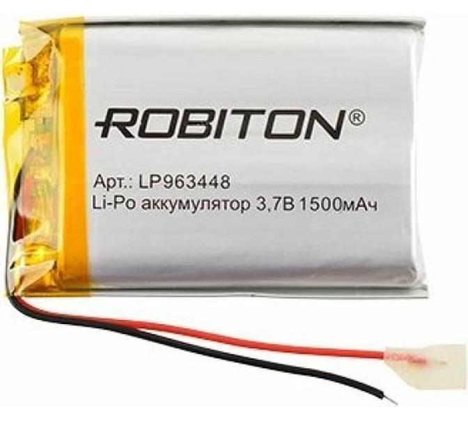 ROBITON LP963448 3.7В 1500мАч PK1, Аккумулятор