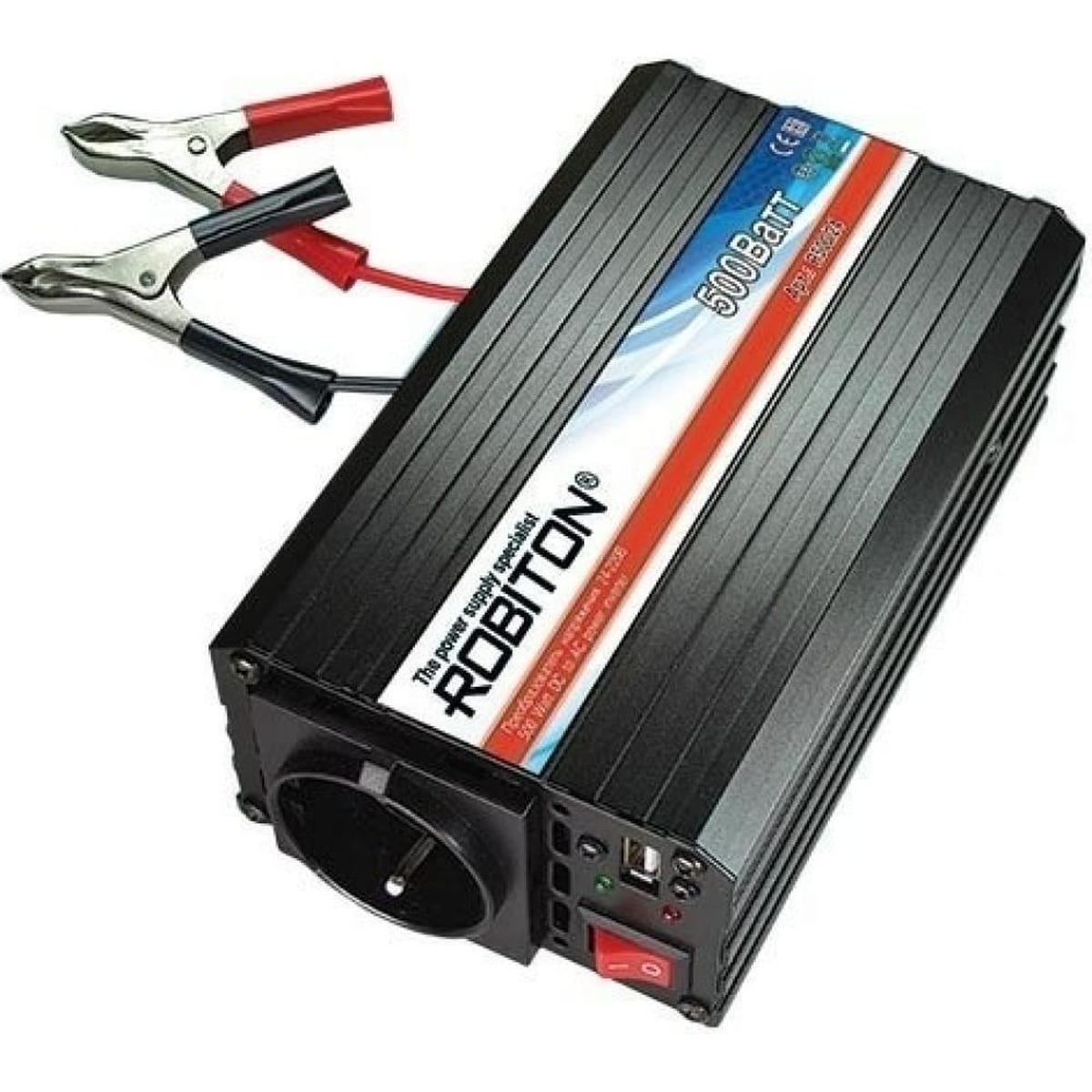 ROBITON R500/24V 500W с USB выходом (24В), Инвертор 24V-220V