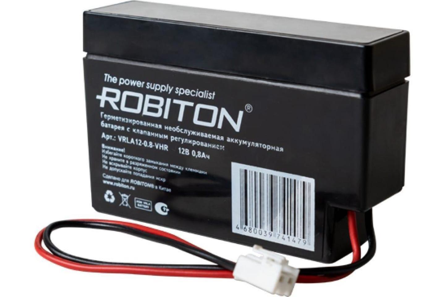 ROBITON VRLA12-100, Аккумулятор