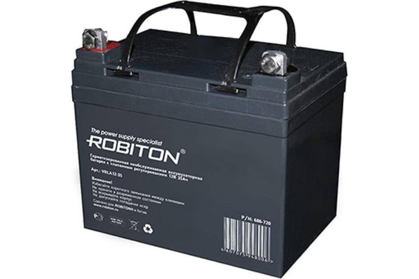 ROBITON VRLA12-35, Аккумулятор