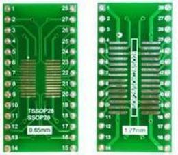 SOIC DIP 8W-14W-16W-20W-28W, Платы-переходники, матрица 140х95мм (35шт)