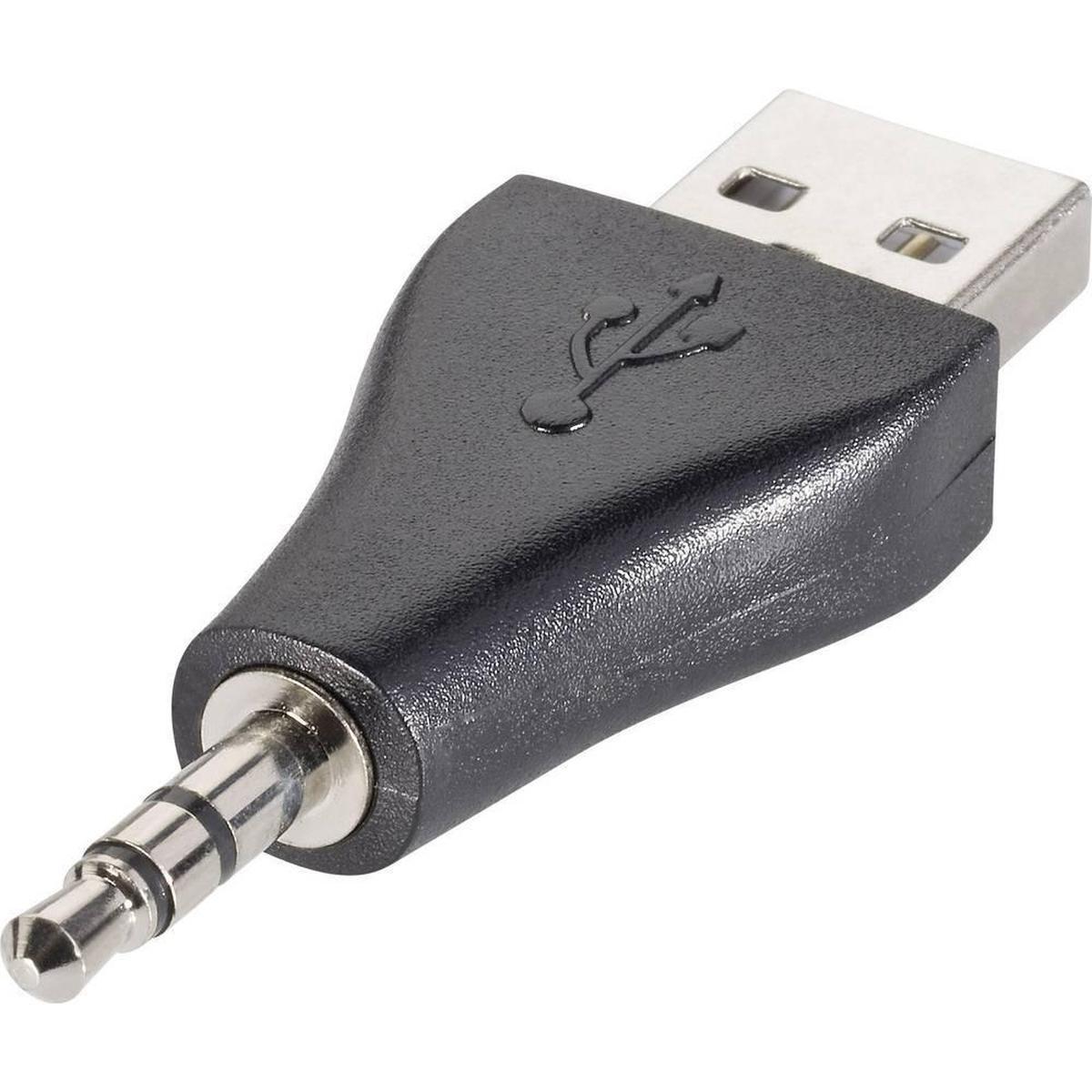 USB-AF/JACK3.5F, Кабель USB 2.0 USB A гнездо,гнездо Jack 3,5мм 3pin